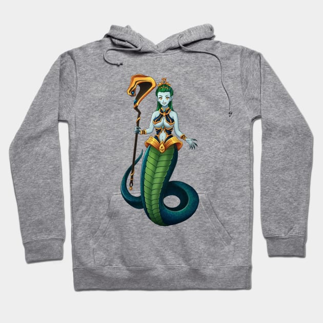 Snake girl Hoodie by TomatoLacoon